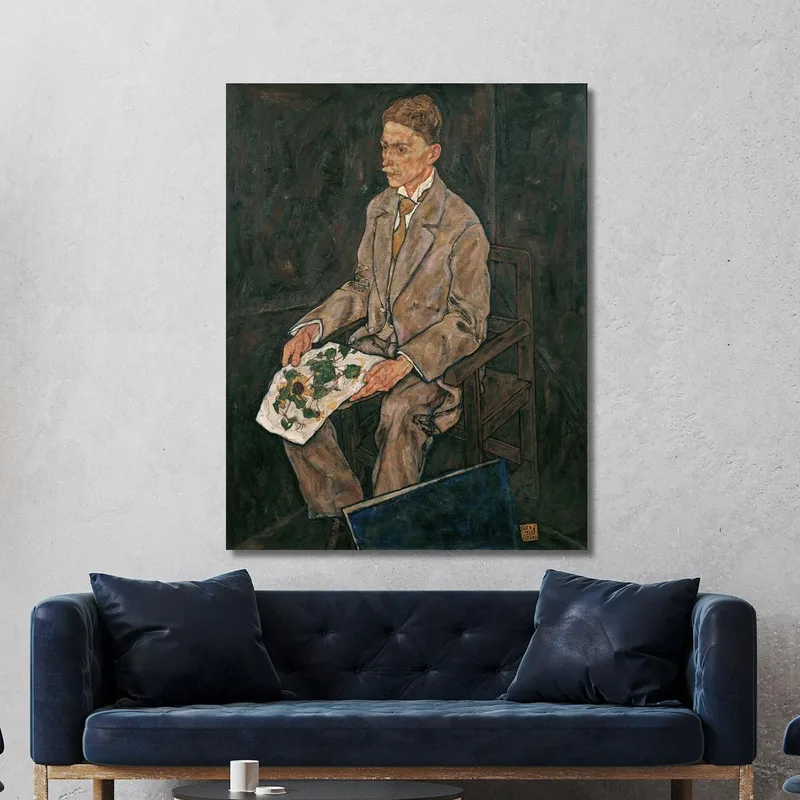 Porträt Von Dr. Franz Martin Haberditzl Egon Schiele