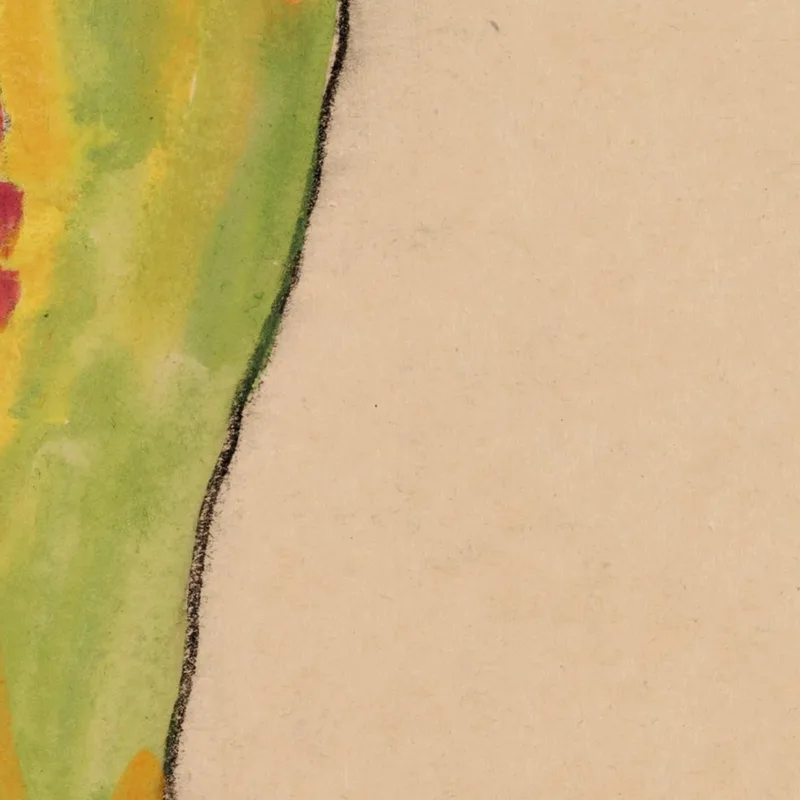 Nu Masculin Se Soutenant Egon Schiele