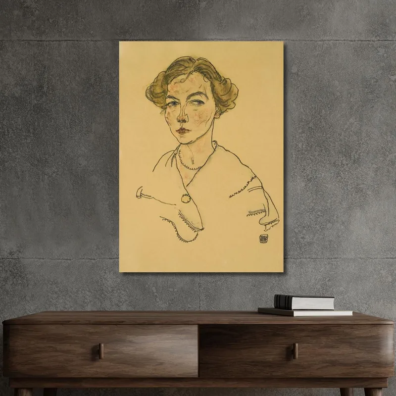 Retrato De Una Mujer Lilly Steiner Egon Schiele