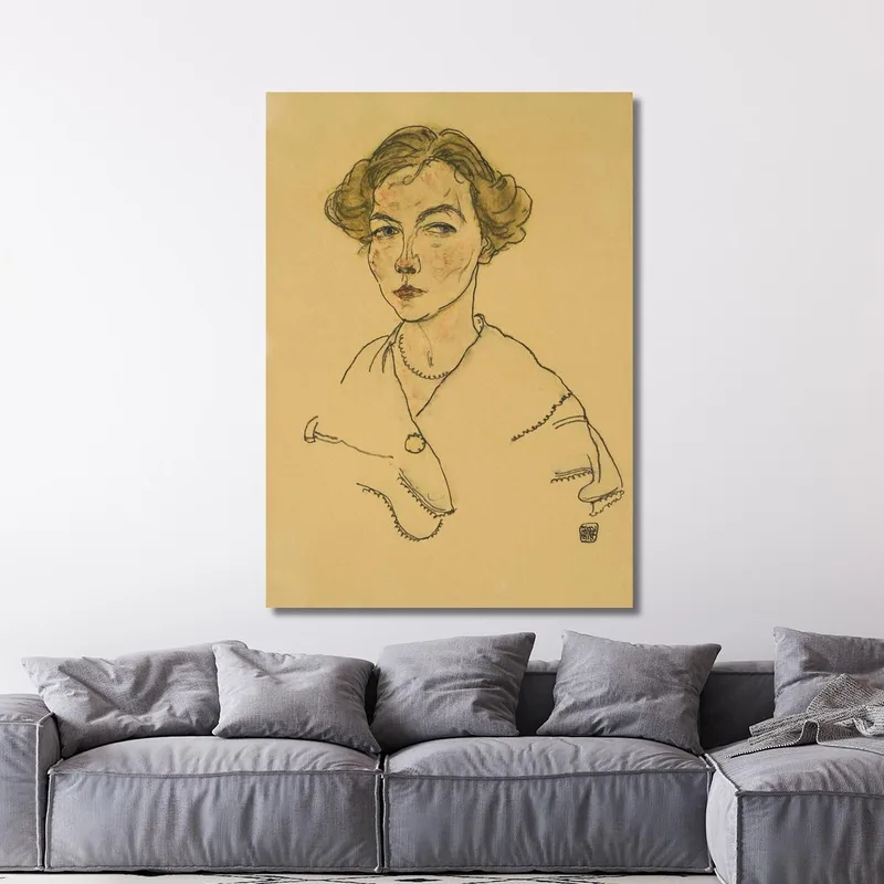 Retrato De Una Mujer Lilly Steiner Egon Schiele