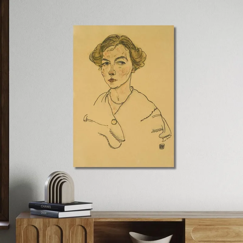Retrato De Una Mujer Lilly Steiner Egon Schiele