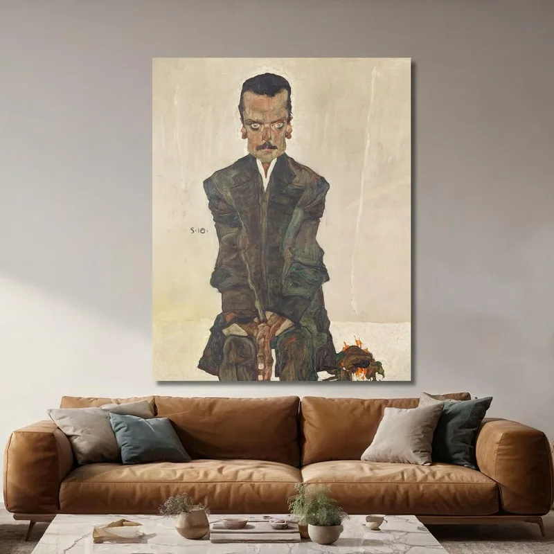 Porträt Von Eduard Kosmack Egon Schiele