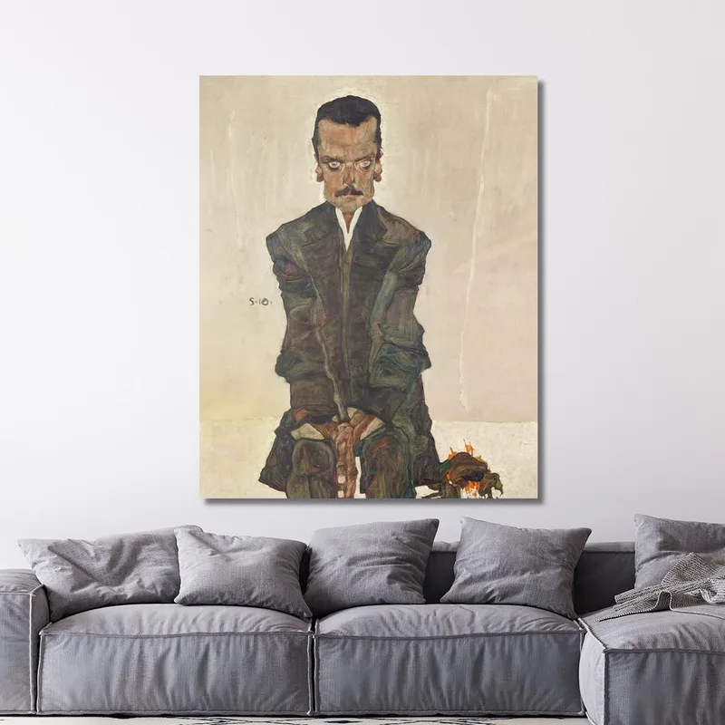 Porträt Von Eduard Kosmack Egon Schiele