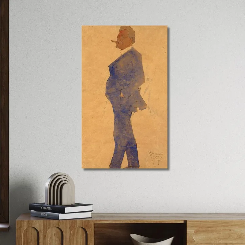 Portrait De Leopold Czihaczek Egon Schiele
