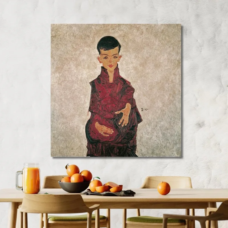 Niño Reiner Retrato De Herbert Reiner Egon Schiele