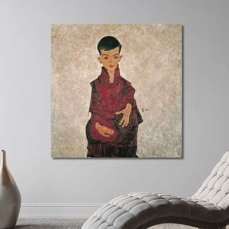 Niño Reiner Retrato De Herbert Reiner Egon Schiele