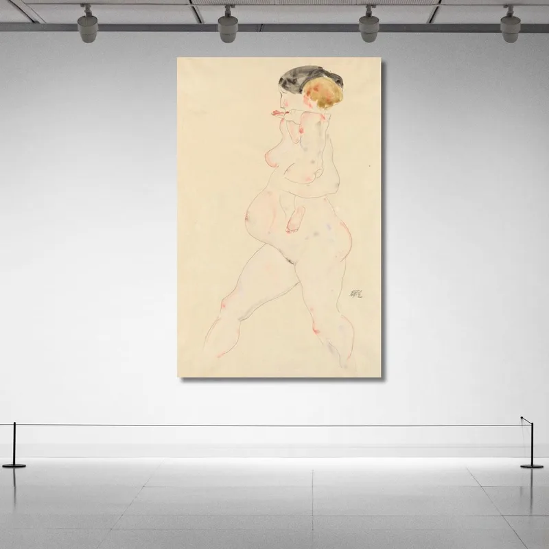 Donna Incinta Con Bambino In Braccio Egon Schiele