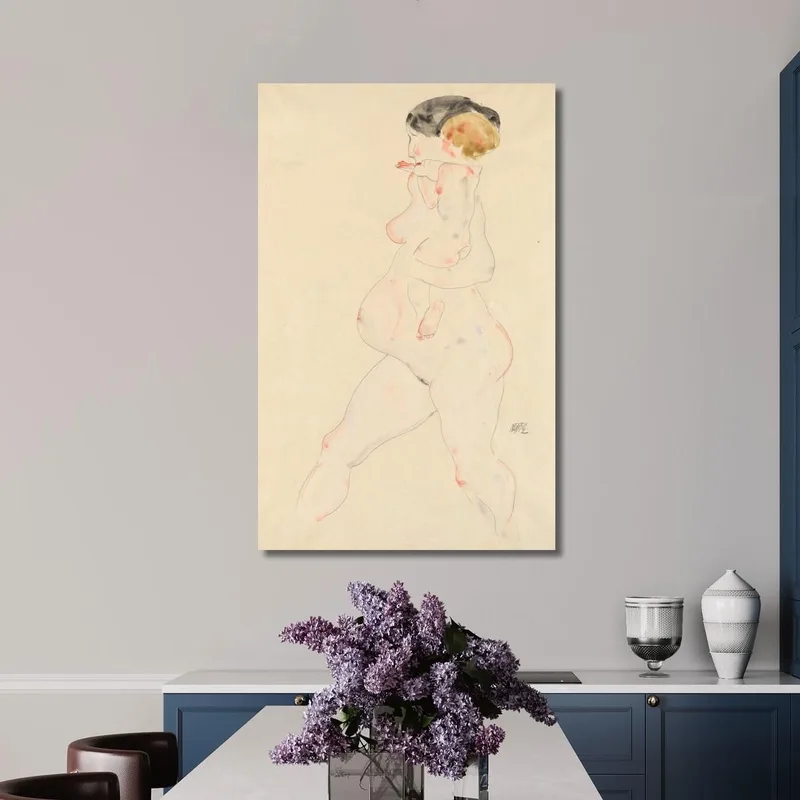 Donna Incinta Con Bambino In Braccio Egon Schiele