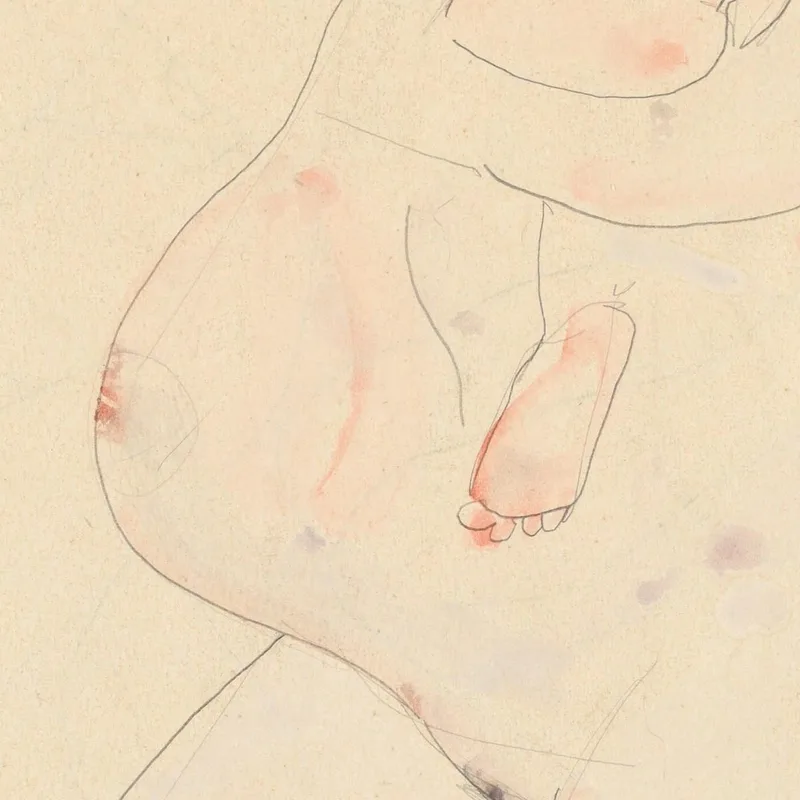 Donna Incinta Con Bambino In Braccio Egon Schiele