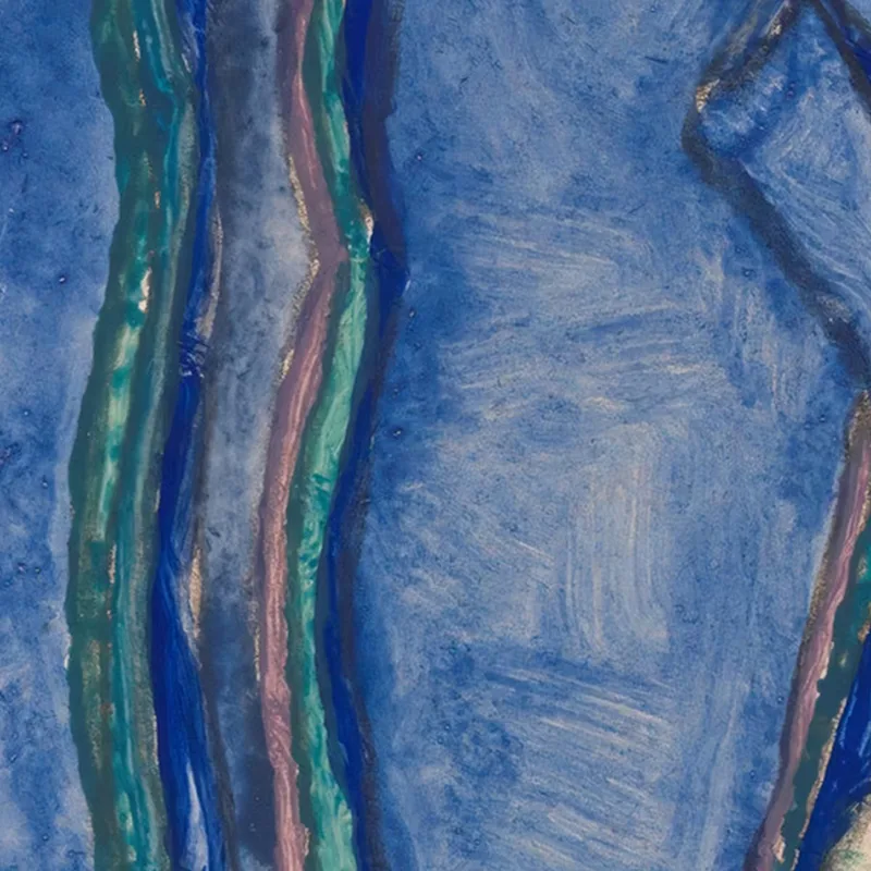 Sitzende Frau Rückenansicht Egon Schiele