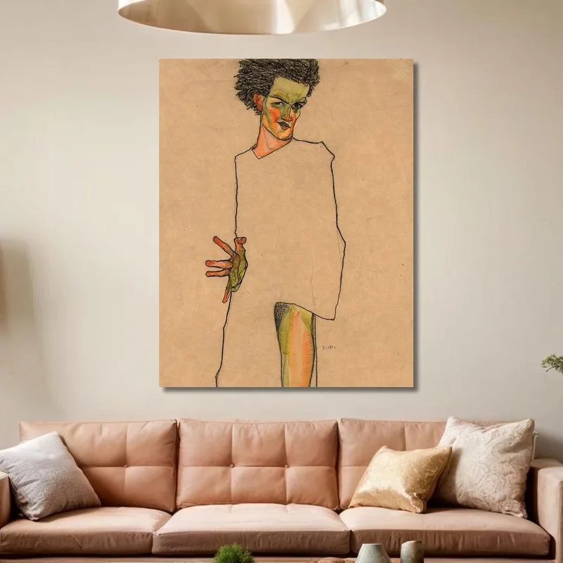 Autorretrato 2 Egon Schiele