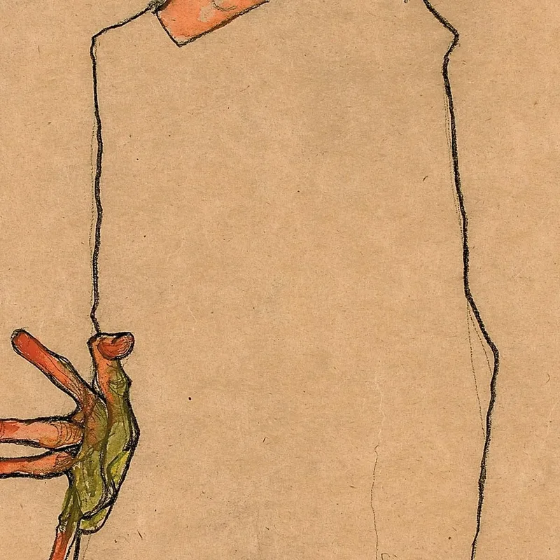 Autorretrato 2 Egon Schiele
