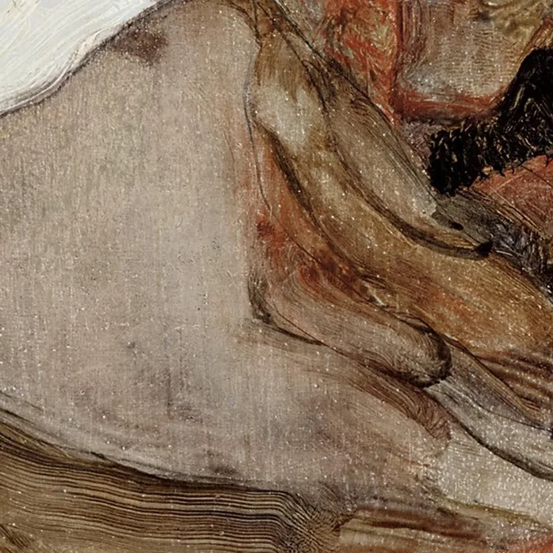 Autoportrait Avec Tête Baissée Egon Schiele