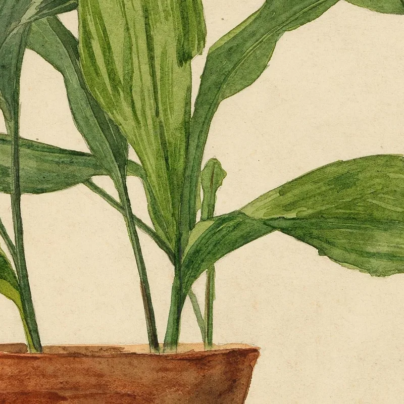 Pianta In Vaso (Lavoro Scolastico) Egon Schiele
