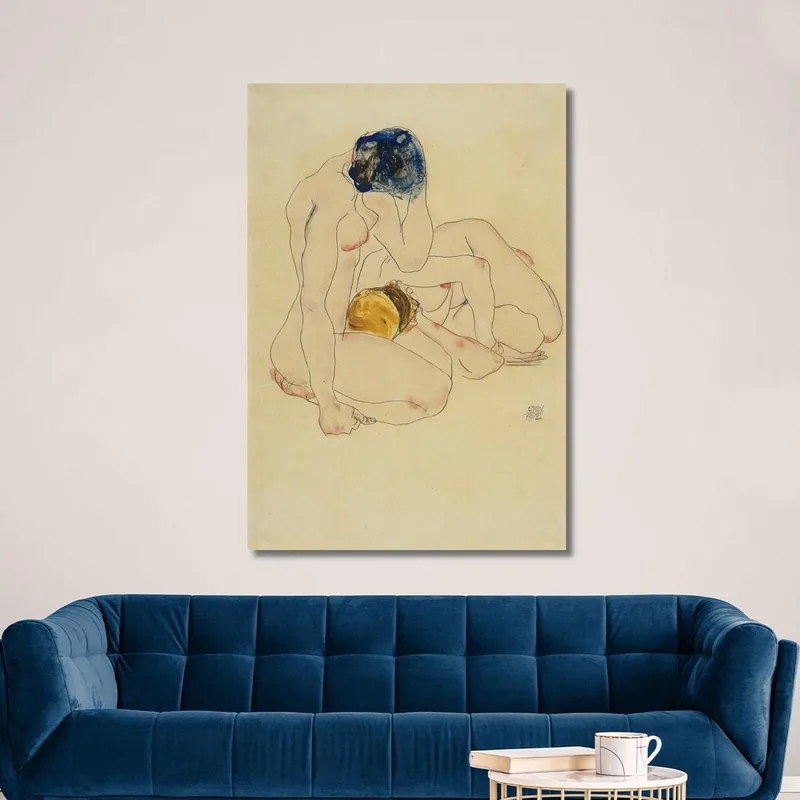 Deux Amies Egon Schiele