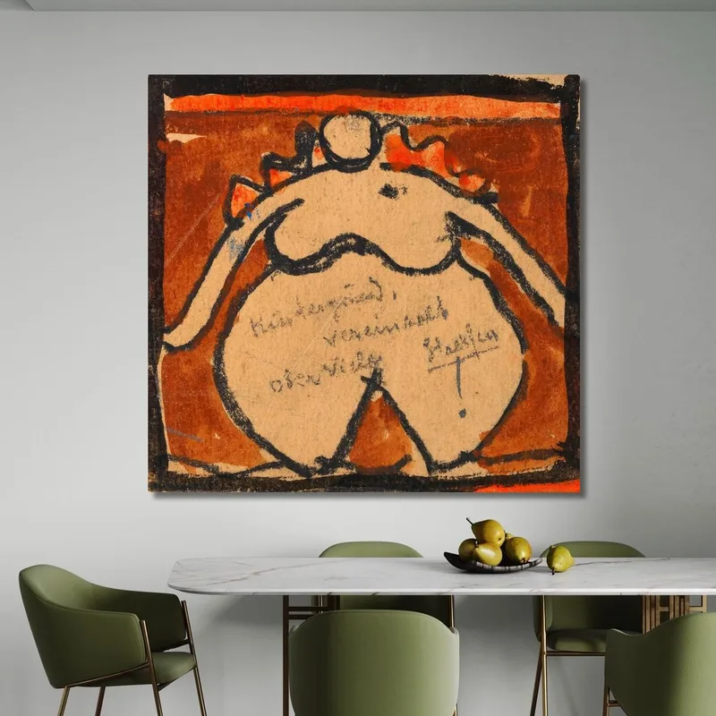 Nu Féminin Opulent Egon Schiele