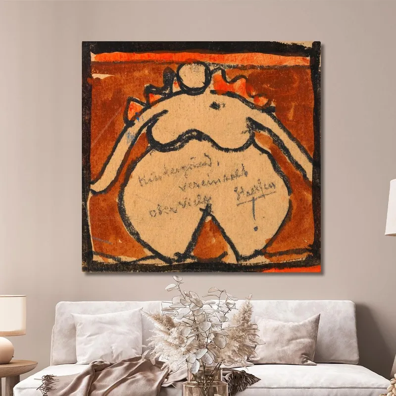 Nu Féminin Opulent Egon Schiele