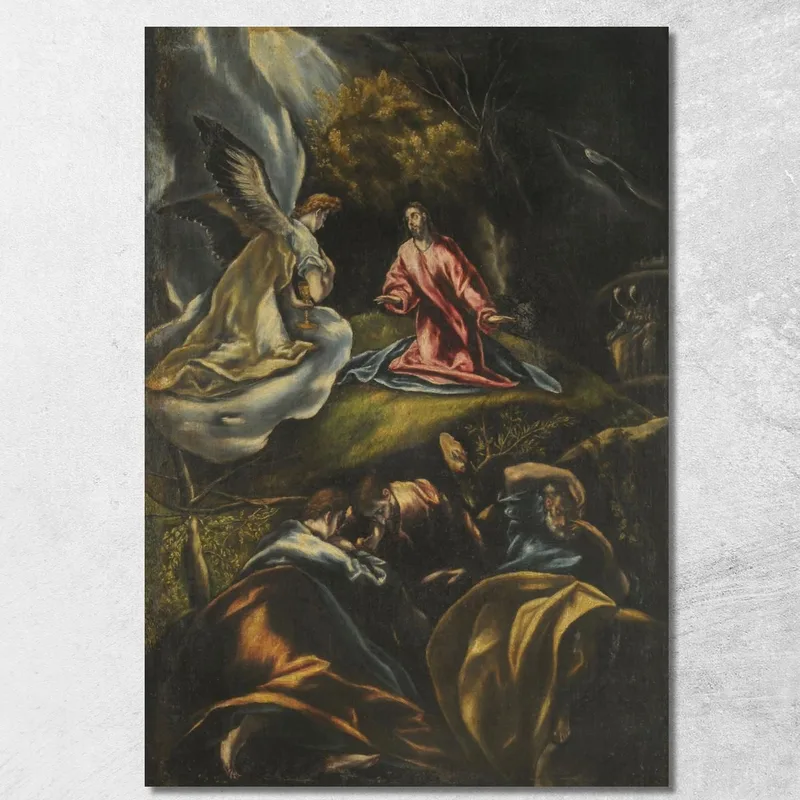 Agonía En El Huerto El Greco (Domenikos Theotokopoulos) cuadro en lienzo