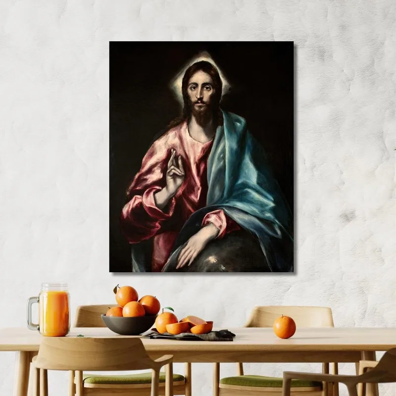 Cristo Salvador El Greco (Domenikos Theotokopoulos)