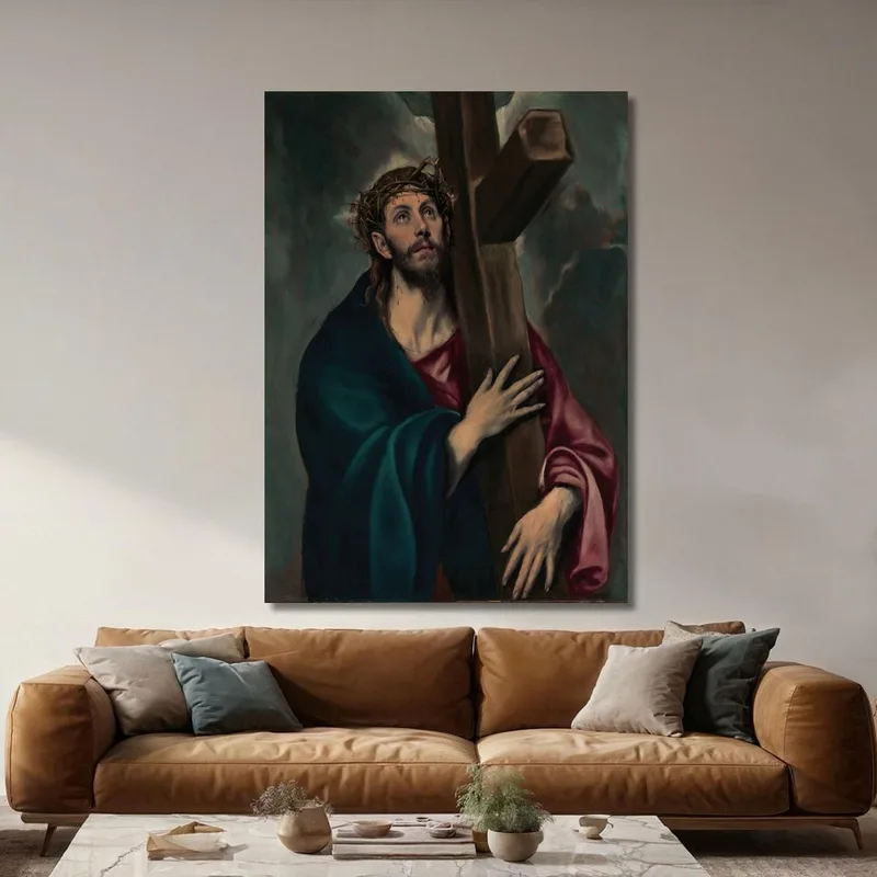 Cristo Con La Cruz A Cuestas El Greco (Domenikos Theotokopoulos)