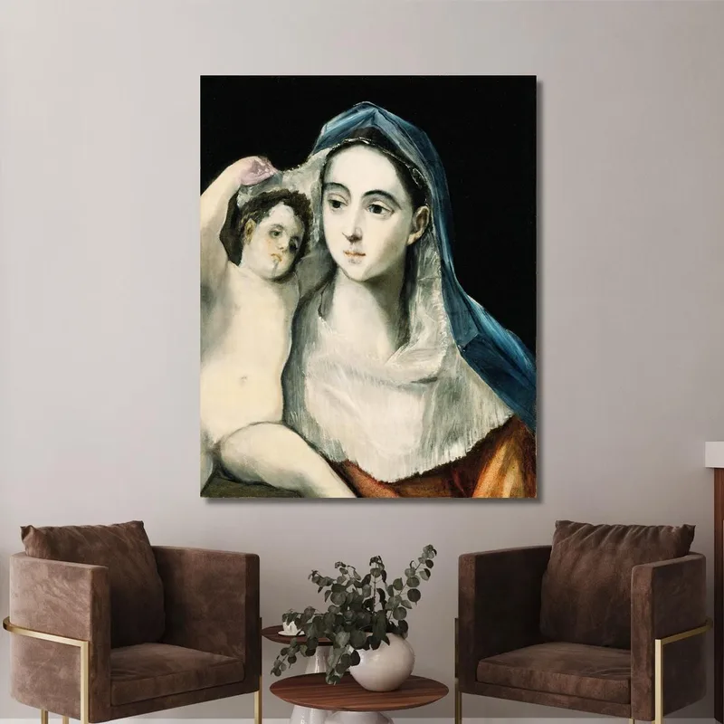 La Virgen Y El Niño El Greco (Domenikos Theotokopoulos)