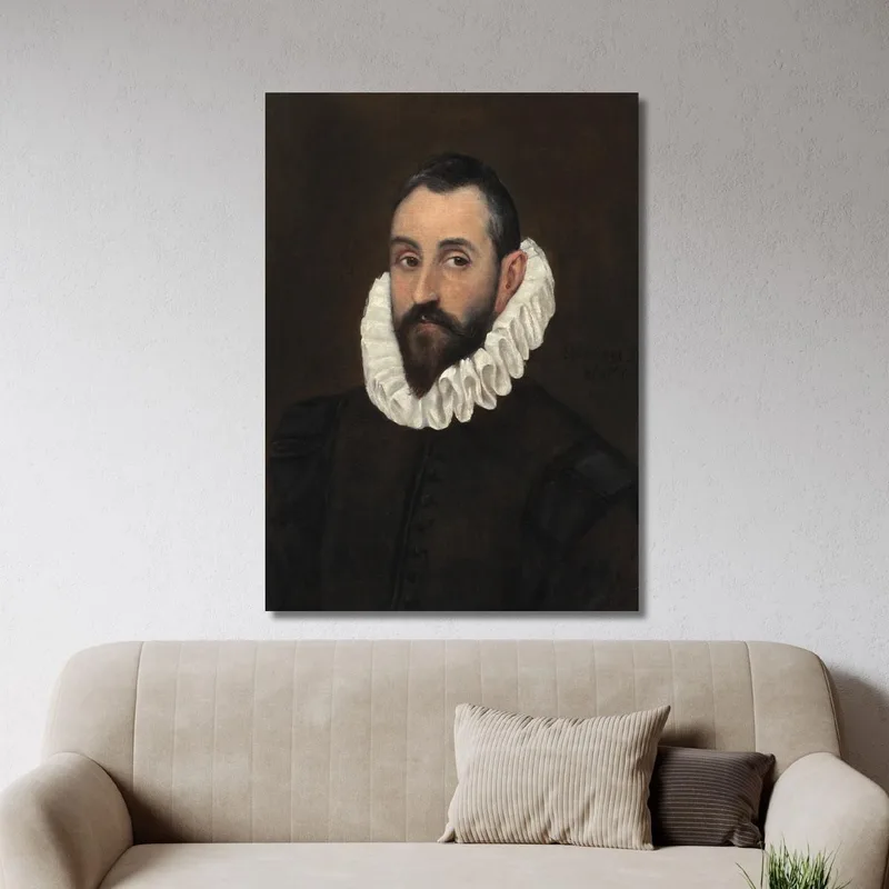 Retrato De Un Caballero El Greco (Domenikos Theotokopoulos)
