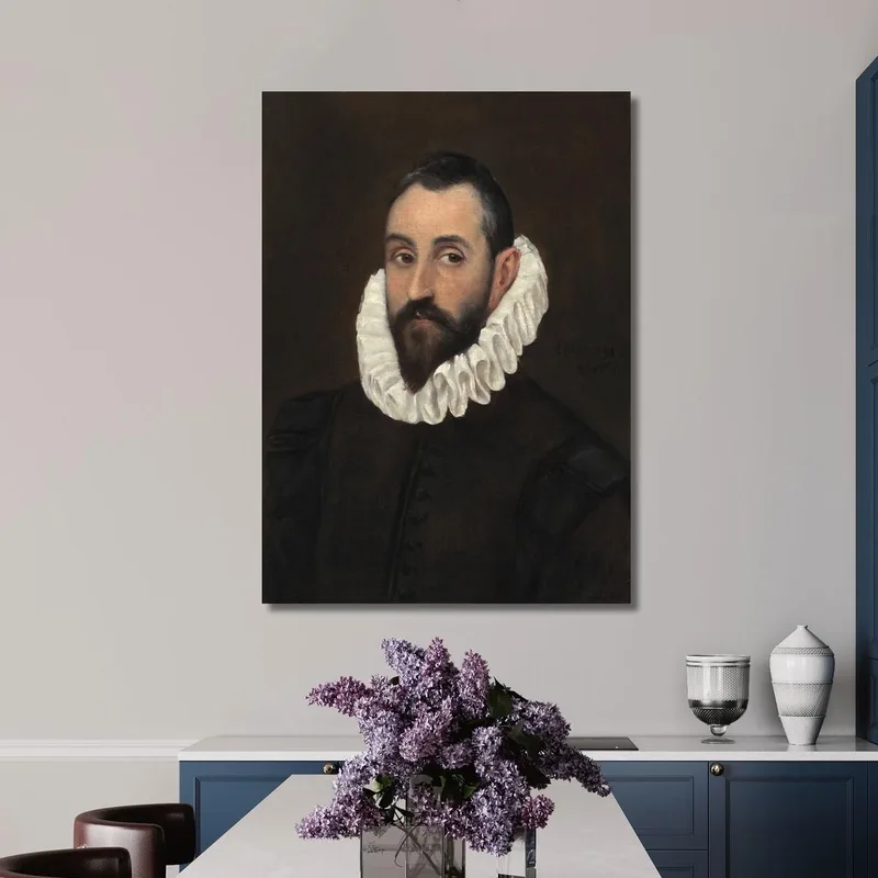 Retrato De Un Caballero El Greco (Domenikos Theotokopoulos)