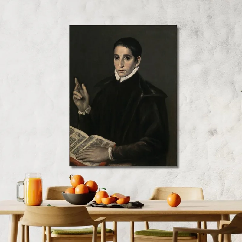 Portrait Of A Young Man Traditionally Identified As Saint Aloysius (Luigi) Gonzaga El Greco (Domenikos Theotokopoulos)