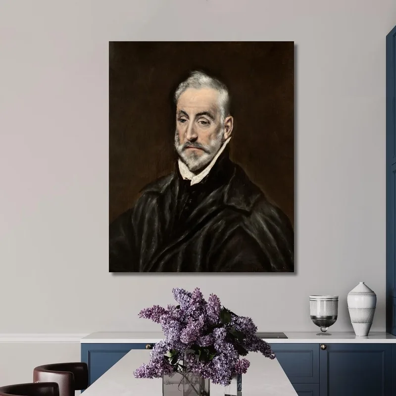 Portrait Of Antonio De Covarrubias Y Leiva Spanish Jurist And Humanist El Greco (Domenikos Theotokopoulos)