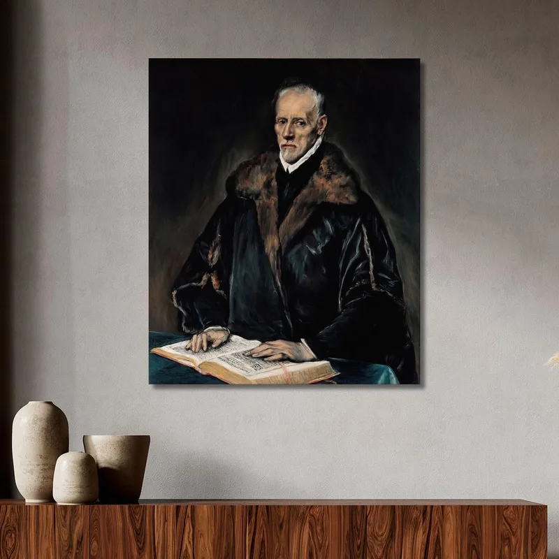 Ritratto Del Dottor Francisco De Pisa El Greco (Domenikos Theotokopoulos)