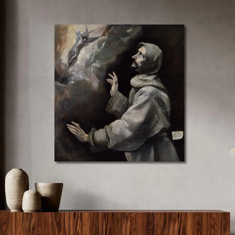 San Francisco Recibiendo Los Estigmas El Greco (Domenikos Theotokopoulos)