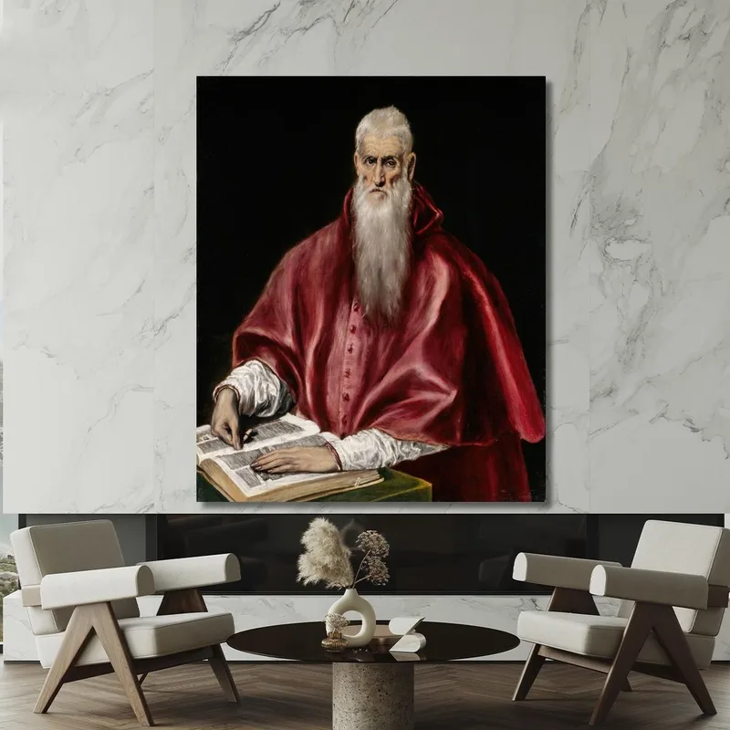 San Jerónimo Como Erudito El Greco (Domenikos Theotokopoulos)