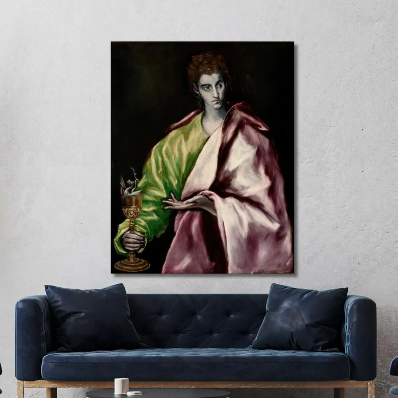 San Juan Evangelista El Greco (Domenikos Theotokopoulos)