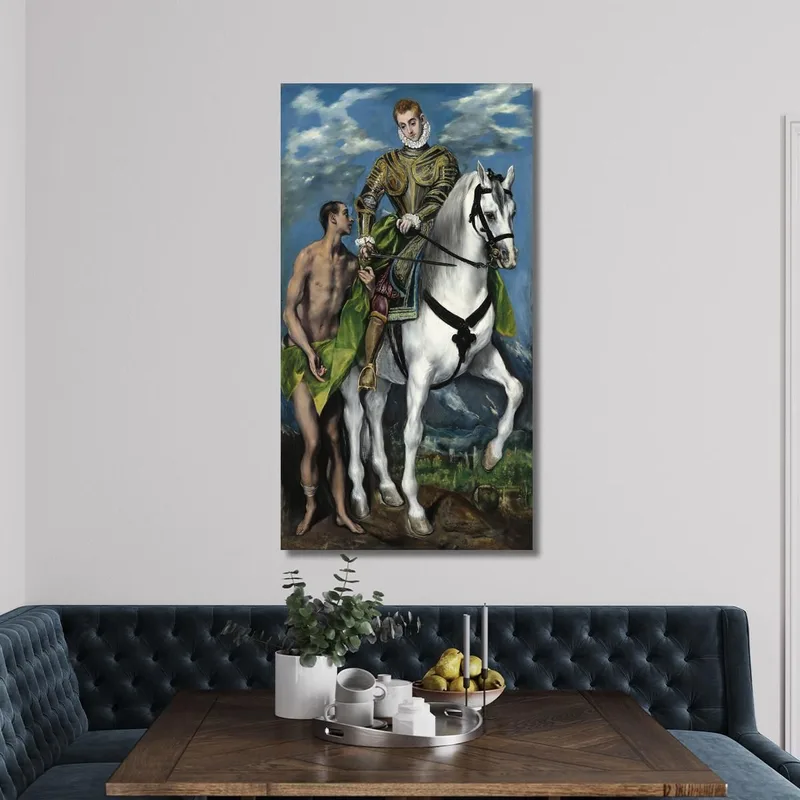 San Martín Y El Mendigo El Greco (Domenikos Theotokopoulos)