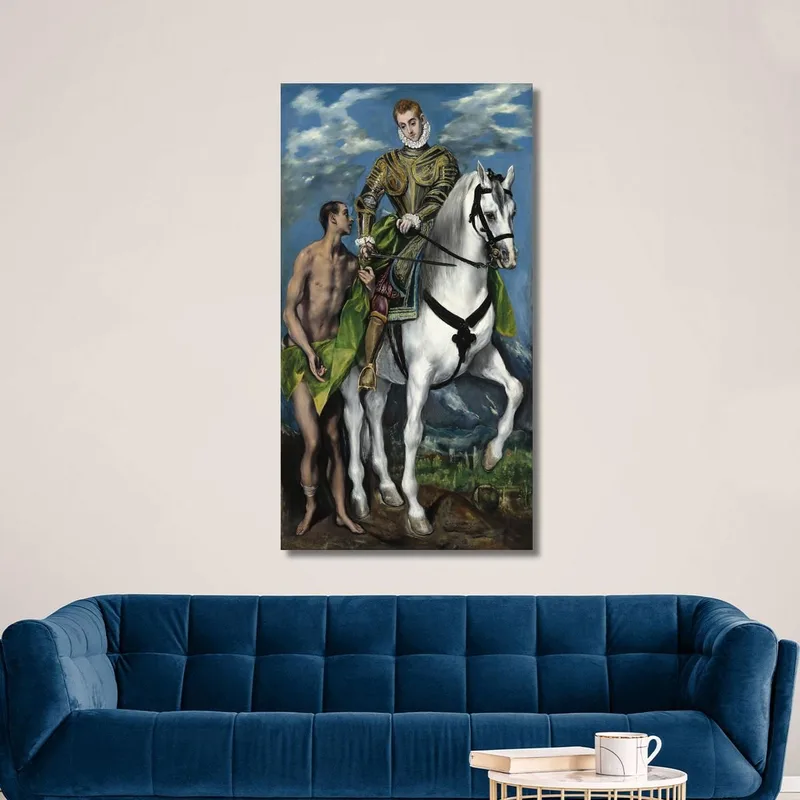 San Martín Y El Mendigo El Greco (Domenikos Theotokopoulos)