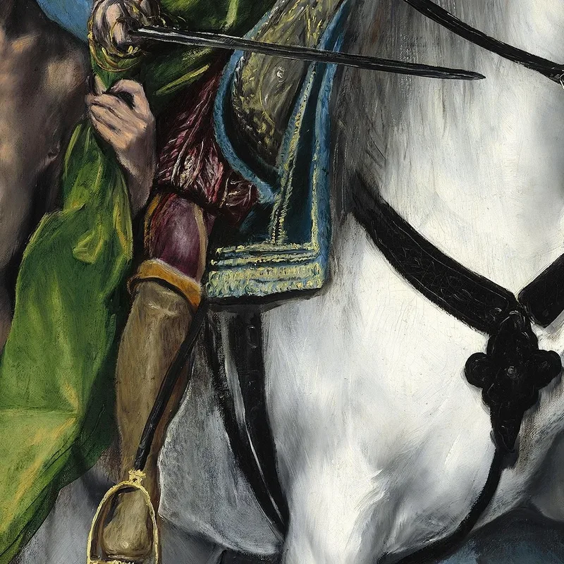 San Martín Y El Mendigo El Greco (Domenikos Theotokopoulos)