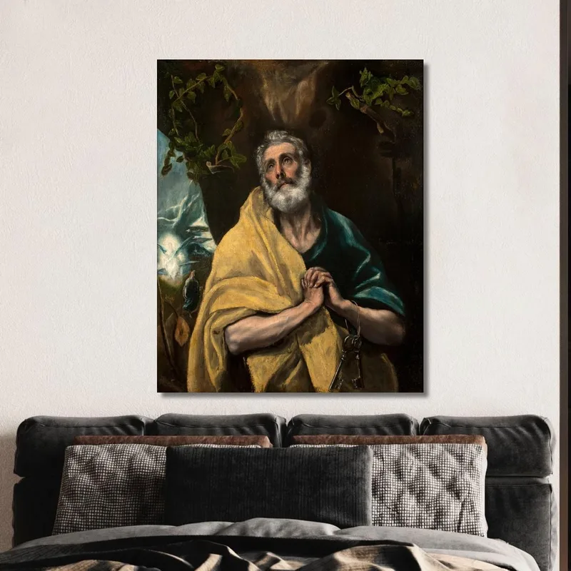 San Pedro Llorando El Greco (Domenikos Theotokopoulos)