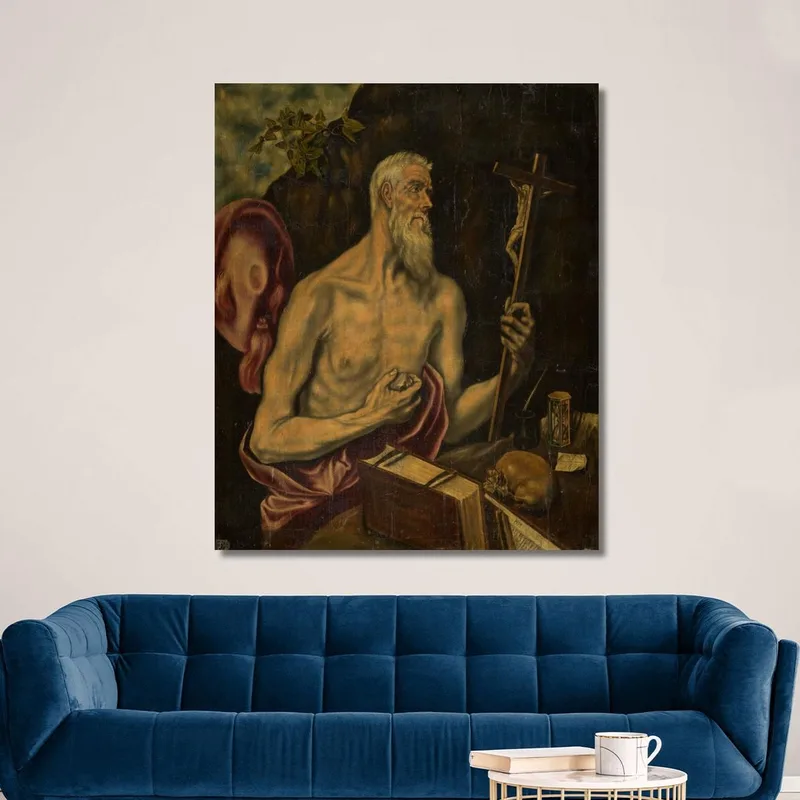 St Jerome In Penitence El Greco (Domenikos Theotokopoulos)