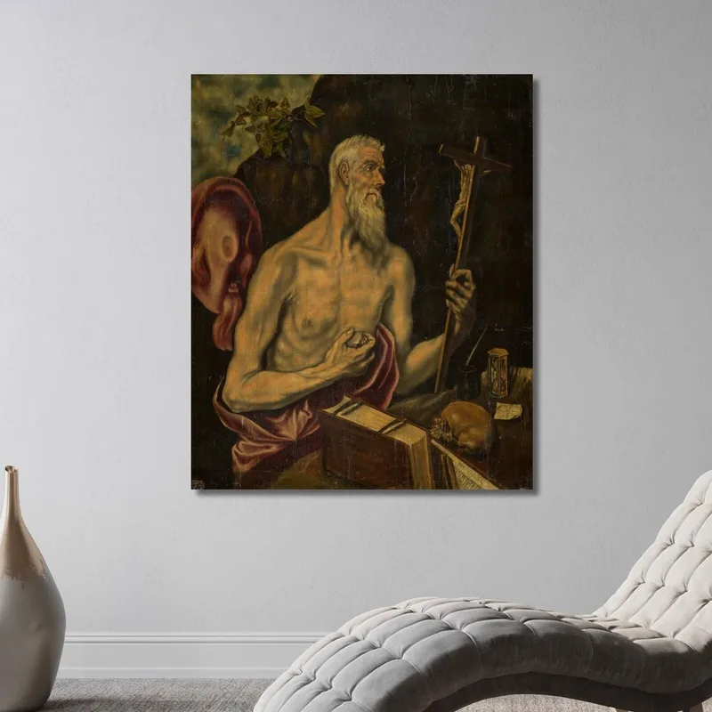 St Jerome In Penitence El Greco (Domenikos Theotokopoulos)