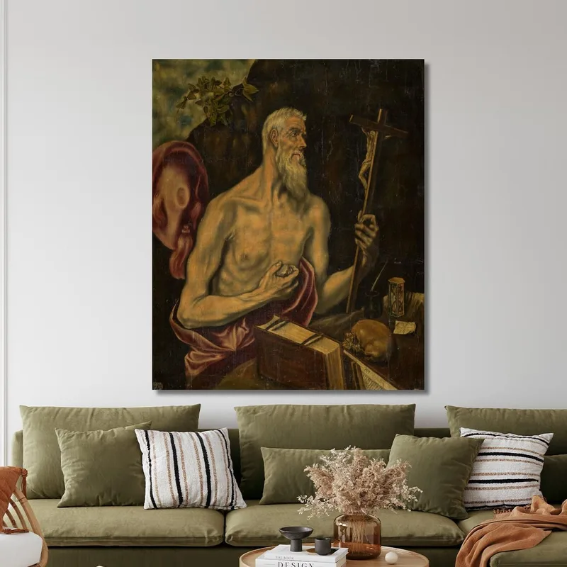 St Jerome In Penitence El Greco (Domenikos Theotokopoulos)