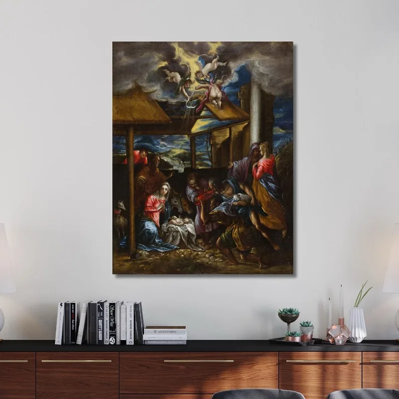 L'Adorazione Dei Pastori 2 El Greco (Domenikos Theotokopoulos)