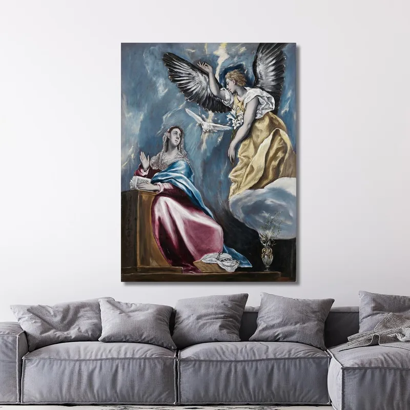 La Anunciación 2 El Greco (Domenikos Theotokopoulos)