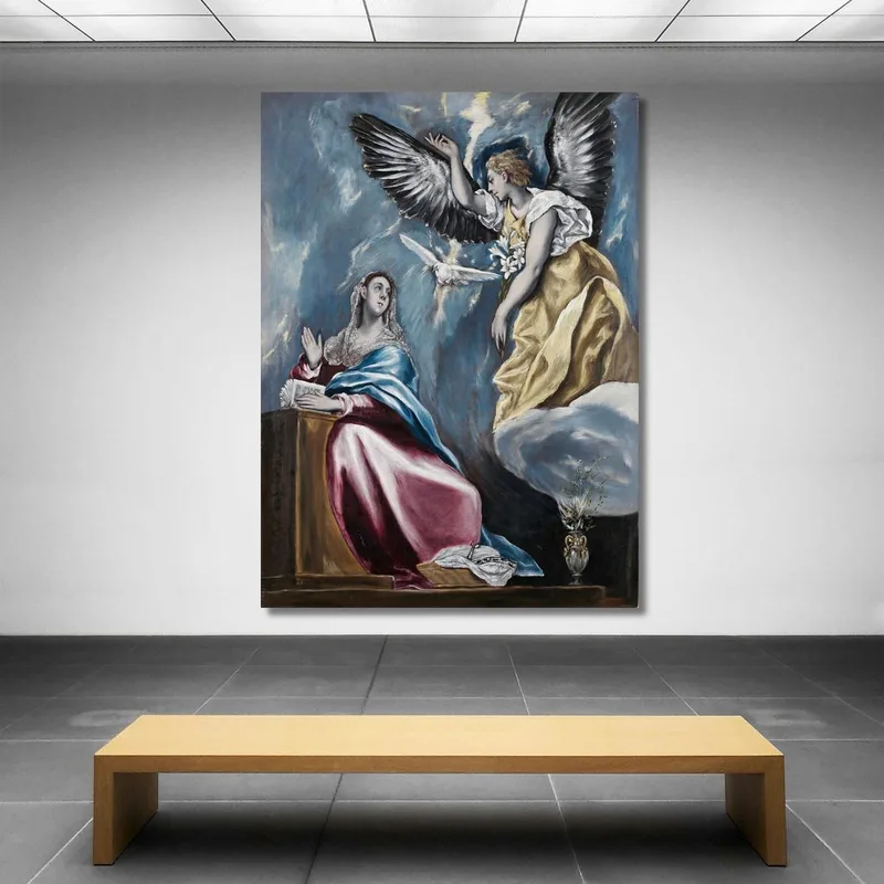 La Anunciación 2 El Greco (Domenikos Theotokopoulos)