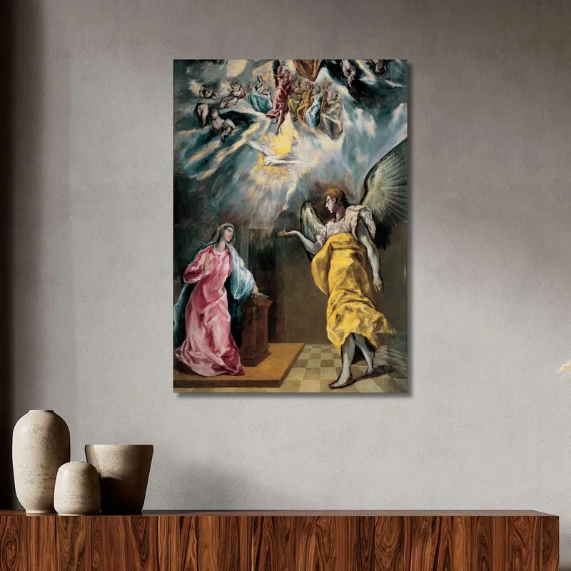 The Annunciation 3 El Greco (Domenikos Theotokopoulos)