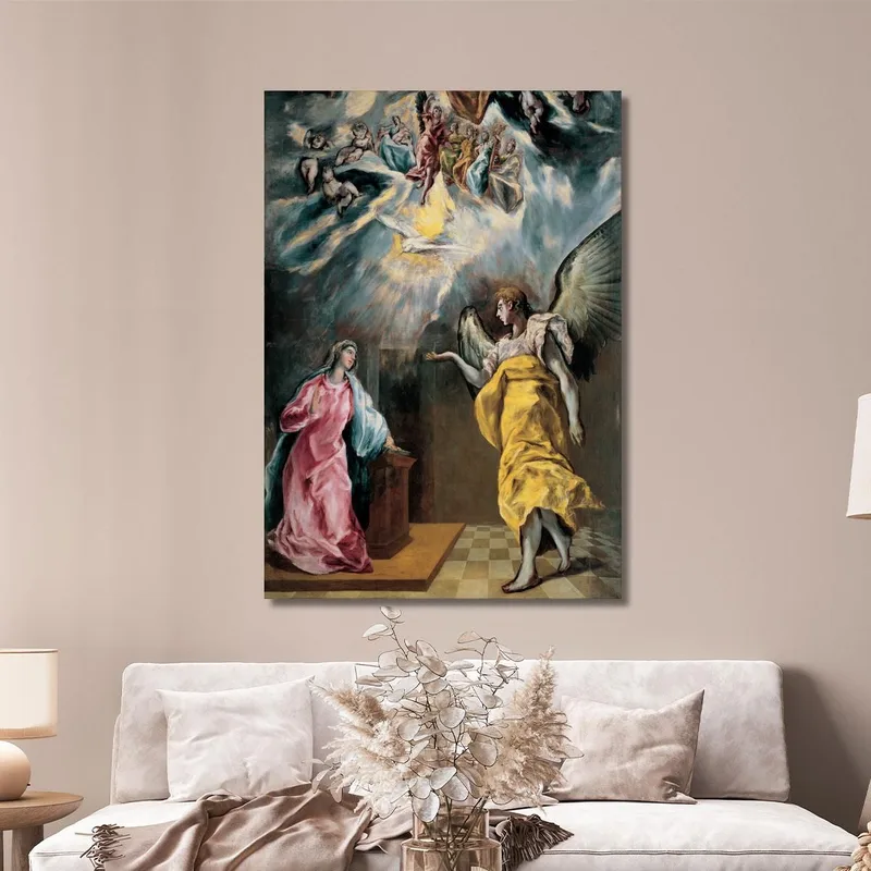 The Annunciation 3 El Greco (Domenikos Theotokopoulos)