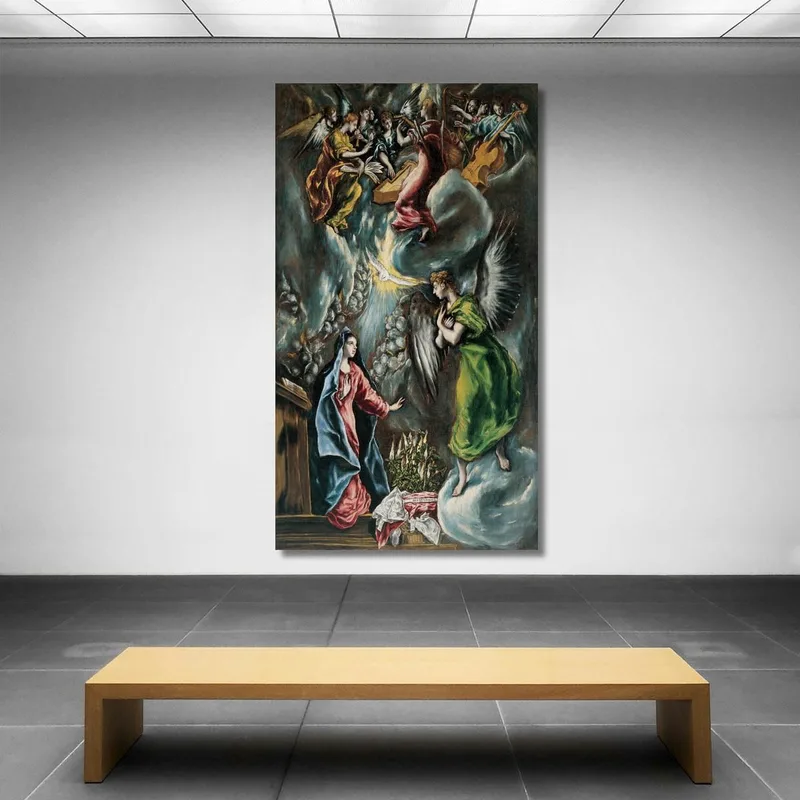 La Anunciación El Greco (Domenikos Theotokopoulos)