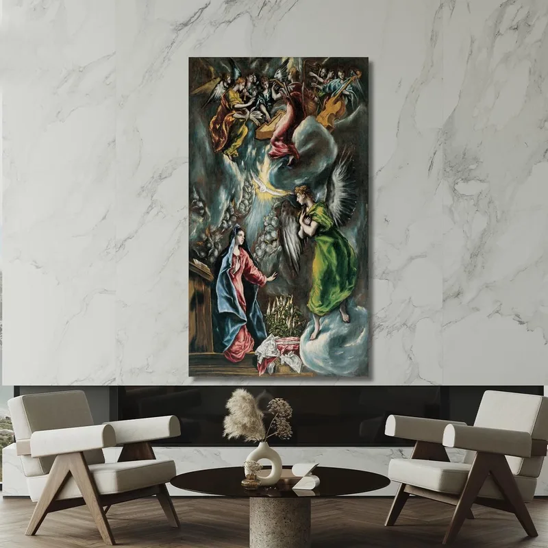 La Anunciación El Greco (Domenikos Theotokopoulos)