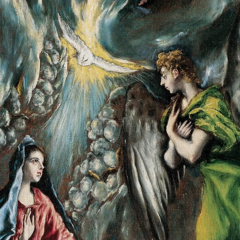 La Anunciación El Greco (Domenikos Theotokopoulos)