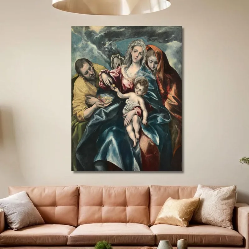 La Sacra Famiglia Con Maria Maddalena El Greco (Domenikos Theotokopoulos)