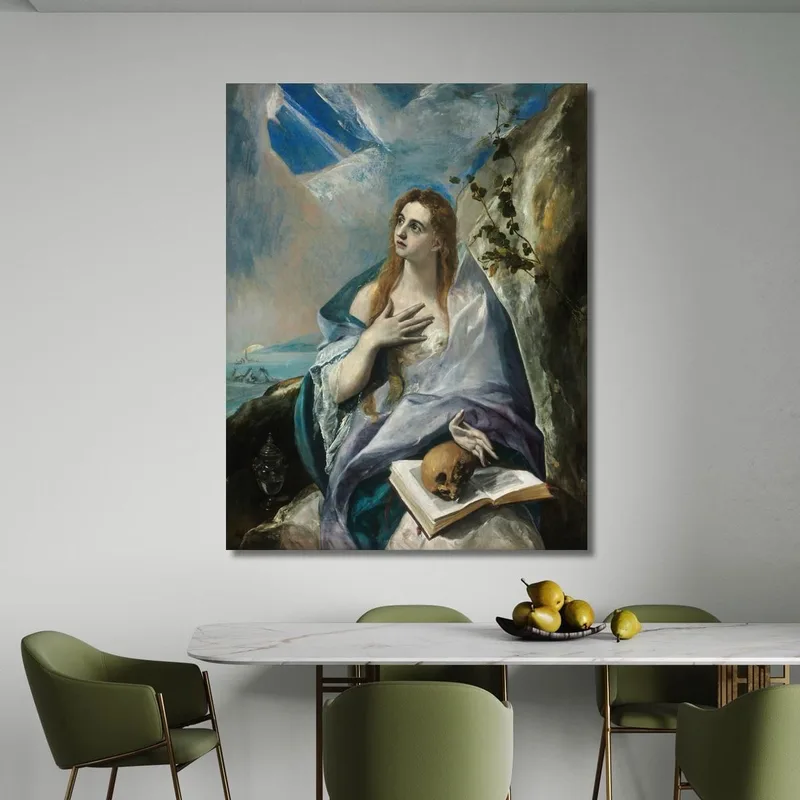 La Magdalena Penitente El Greco (Domenikos Theotokopoulos)